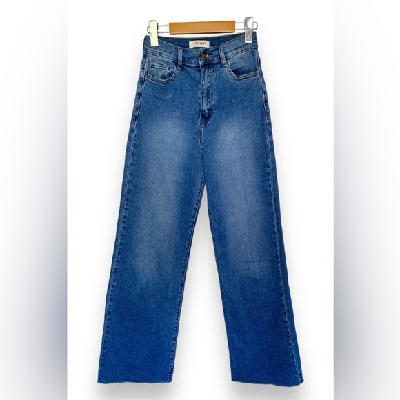 Vibrant M.i.U Wide Leg High Rise Jeans Size 3/Small - Picture 2 of 11